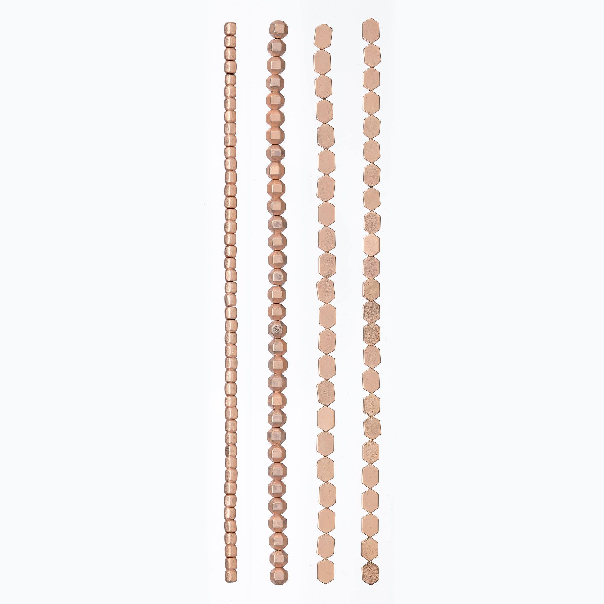 Matte Rose Gold Hematite Mix Beads by Bead Landing™